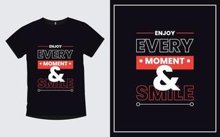 citations inspirantes typographie conception de t-shirt tendance moderne vecteur