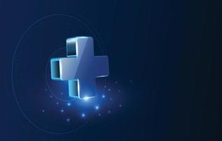médecine diagnostic numérique dossier médical électronique virtuel du patient sur l'interface. soins de santé numériques et réseau sur la technologie médicale virtuelle moderne vecteur