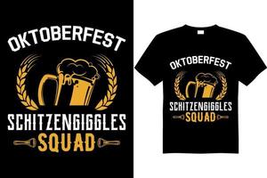 fichier vectoriel de conception de t-shirt oktoberfest