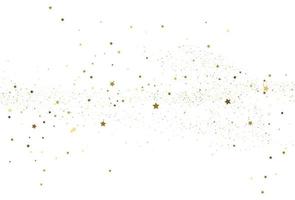 texture de confettis de paillettes d'or clair vecteur