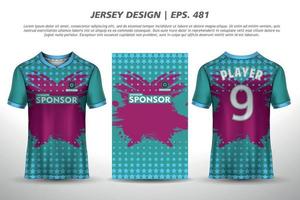 maillot design sublimation t shirt premium motif géométrique incroyable vecteur collection pour football football courses cyclisme jeux motocross sports