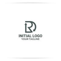logo monogramme r pour recycler