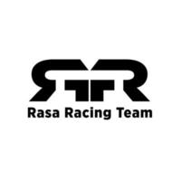 logo de l'équipe de course vecteur