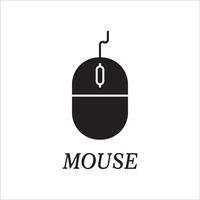 conception de vecteur de logo icône souris