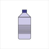 création de logo vectoriel icône bouteille en verre