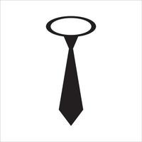 cravate, icône, logo, vecteur, conception vecteur
