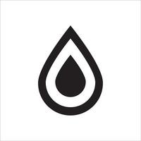 création de vecteur de logo icône goutte d'eau