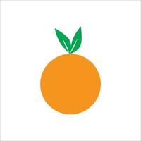 vecteur de conception de logo icône orange