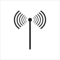 conception de vecteur de logo d'icône d'antenne wifi