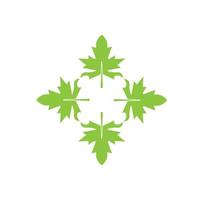 logos de vecteur d'élément nature écologie feuille arbre vert