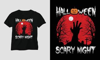 t-shirt spécial halloween vecteur