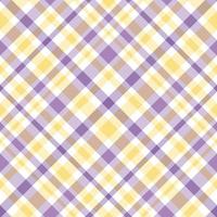 motif harmonieux de fines couleurs violet clair, jaune et blanc pour plaid, tissu, textile, vêtements, nappe et autres choses. image vectorielle. 2 vecteur