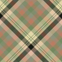 motif harmonieux dans de superbes couleurs créatives vertes, marron, noires, beiges et jaunes pour le plaid, le tissu, le textile, les vêtements, la nappe et d'autres choses. image vectorielle. 2 vecteur