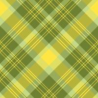 motif sans couture dans de superbes couleurs jaunes et vertes pour le plaid, le tissu, le textile, les vêtements, la nappe et d'autres choses. image vectorielle. 2 vecteur