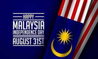 conception de fond de la fête de l'indépendance de la malaisie.