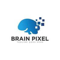 cerveau idée logo design vecteur