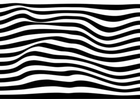 vague ligne courbe noir et blanc abstrait toile de fond motif illustration vectorielle vecteur