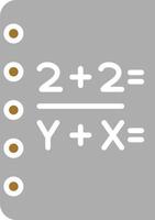 style d'icône de mathématiques vecteur