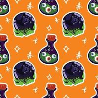 halloween articles mignons motif art design vecteur