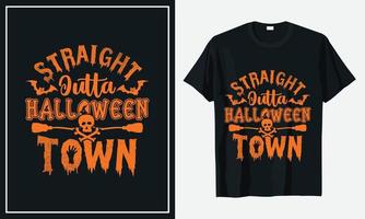 vecteur de conception de t-shirt halloween