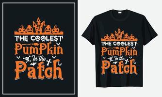 vecteur de conception de t-shirt halloween