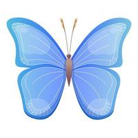 papillon coloré magique lumineux. illustration vectorielle isolée. vecteur