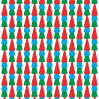 modèle d'arbre de Noël. motif triangulaire coloré. motif géométrique répété. motif de couleur de noël. vecteur