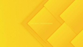 modèle de vecteur de présentation de bannière de fond de forme géométrique jaune abstrait