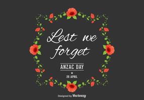 Anzac Day gratuit Fond Vectoriel