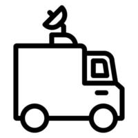 conception d'icône de van de nouvelles vecteur