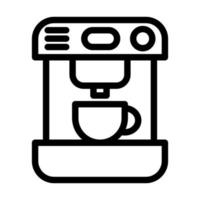conception d'icône de machine à café vecteur