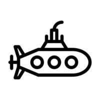 conception d'icône de sous-marin vecteur