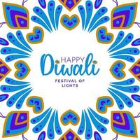 conception de fond de célébration du festival des lumières joyeux diwali minimaliste vecteur