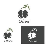 huile d'olive logo nature vecteur