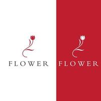 logos de fleurs, roses, fleurs de lotus et autres types de fleurs. en utilisant le concept de conception d'un modèle d'illustration vectorielle. vecteur