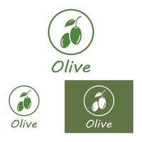 huile d'olive logo nature vecteur