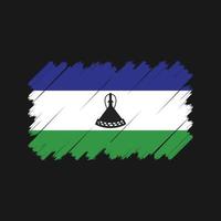 vecteur de drapeau du lesotho. drapeau national