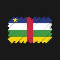 vecteur de drapeau d'afrique centrale. drapeau national