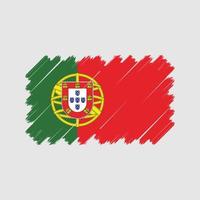 vecteur de drapeau du portugal. drapeau national