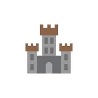 vecteur d'icône de château pour la présentation d'icône de symbole de site Web