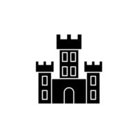 vecteur d'icône de château pour la présentation d'icône de symbole de site Web