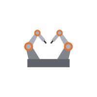 vecteur d'automatisation robotique porcess pour la présentation de l'icône du symbole du site Web