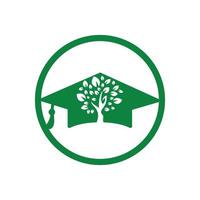 création de logo d'éducation à la nature moderne et créative. vecteur