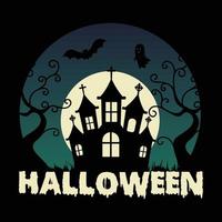 conception et vecteur de t-shirt halloween