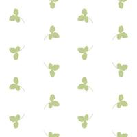 feuilles de fraisier. motif avec des feuilles pour textiles, papiers peints, estampes, invitations. motif fleuri. vecteur