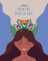 journée mondiale de la santé mentale vecteur