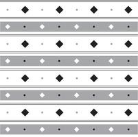uni noir blanc gris bw diamant inclinaison carré ligne horizontale bande point tiret ligne cercle modèle sans couture illustration vectorielle nappe, tapis de pique-nique papier d'emballage, tapis, tissu, textile, écharpe vecteur