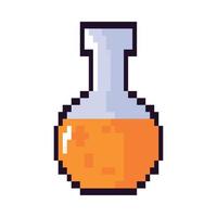 bouteille chimique pixel art vecteur