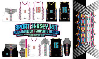 modèle d'impression de maillot de sport grunge 85 sublimation pour la conception de basket-ball esport football football vecteur