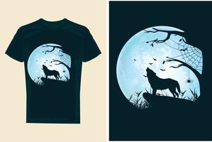 conception de t-shirt graphique à la mode halloween vecteur